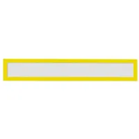 Magnetoplan magnetofix-Magnetrahmen Topsign, 5 Stück, gelb, A5 quer/A4 hoch 232 x 52 mm