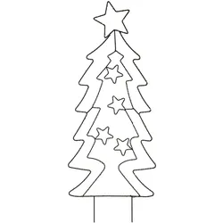 LED-Tannenbaum 90 warmweiße LEDs