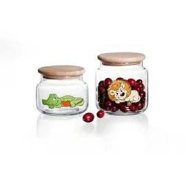 Ritzenhoff & Breker Vorratsglas Happy Zoo 8 x 9 cm bunt | Gr.: onesize