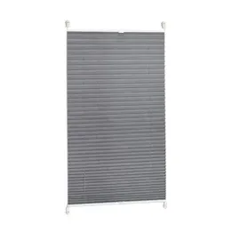 Relaxdays Plissee grau 90,0 x 130,0 cm