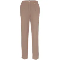 GOLDNER Bügelfaltenhose Bequem Beige 44