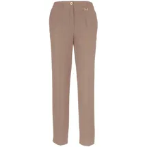 GOLDNER Bügelfaltenhose Bequem Beige 44