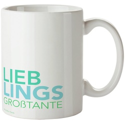 Mr. & Mrs. Panda Tasse Großtante - Weiß - Geschenk, Mitbringsel, Spruch, Neffe, Tanten, Kaff, Keramik weiß
