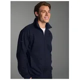 TRIGEMA Sweatjacke TRIGEMA Raglanjacke aus Sweat-Qualität (1-tlg) blau 4XL (66/68)