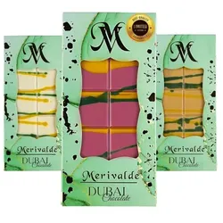 Premium Dubai Schokolade-Set Pink, Gold & Weiss 600 g