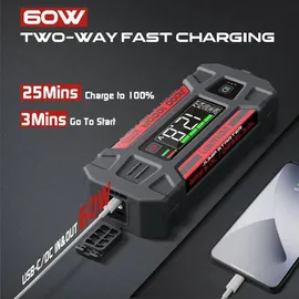 LOKITHOR Powerbank/Starthilfe LOKITHOR J1000-1000A 12V 26Wh