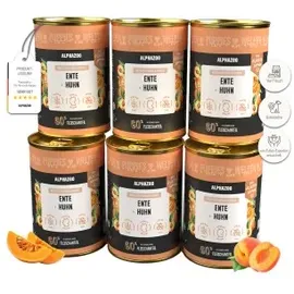 alphazoo Ente + Huhn Nassfutter 6 x 400 g