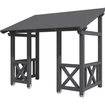 SKANHOLZ Vordach Paderborn 7 336 x 202 cm grau