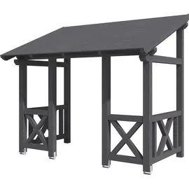 SKANHOLZ Vordach Paderborn 7 336 x 202 cm grau