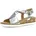 Damen Sandaletten Frauen Sandalen Moderate Mehrweite G Silber 10 6 UK