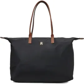 Tommy Hilfiger Popette Maxi Tote Blau - Schwarz/Braun
