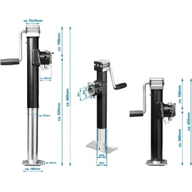 PRO PLUS Abstellstütze Heavy Duty SH42/2000 420-680 mm