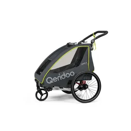 Qeridoo QUPA 2 Kinderanhänger lime 2023