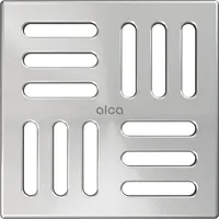 alcadrain Design Rost 102×102 mm Edelstahl für Bodenablauf