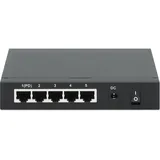 Intellinet Network Solutions Intellinet 5-Port PoE+ Gigabit Switch PoE-Passthrough, - Schwarz