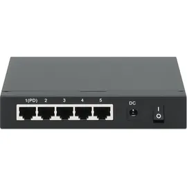 Intellinet Network Solutions Intellinet 5-Port PoE+ Gigabit Switch PoE-Passthrough, - Schwarz