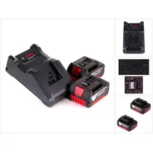 Bosch Starter Set 18V mit 2x GBA Akku 5,0Ah + GAL 18V-40 Ladegerät