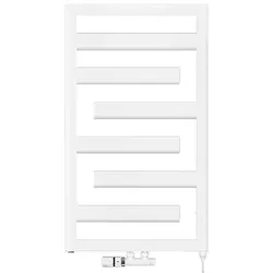 Zehnder Hybridheizkörper „Tetris“ 50 × 91 cm in Traffic Black (RAL 9017)