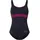 Energetics Badeanzug Damen Schwarz/Violett 46 Cup C