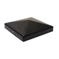 Wovar Pfostenkappe Schwarz für 15 x 15 cm Pfosten - pro Stück