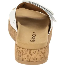 Gabor Plateau Pantolette weiß 42 EU
