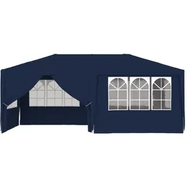 vidaXL Profi-Partyzelt 4 x 6 m inkl. Seitenteile blau