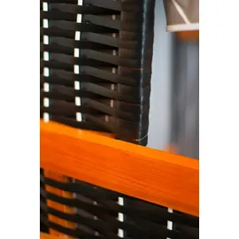 deVries Hundestrandkorb 75 x 95 x 65 cm Grau/Schwarz