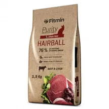 Fitmin Purity Hairball Katzenfutter Rind 1,5 kg
