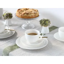 CreaTable Fleur Royal Kaffeeservice 18-tlg. cremeweiß