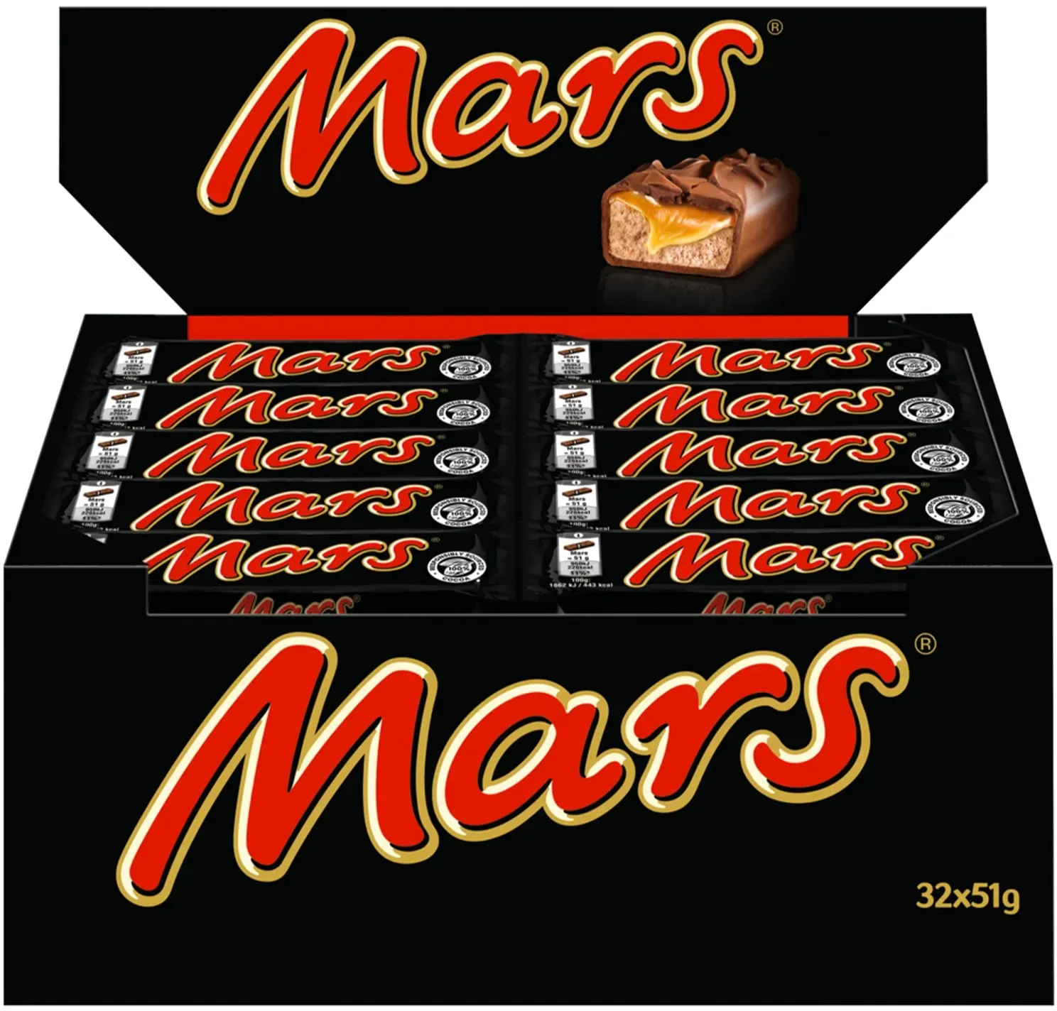 Mars Mars 51 g, 32er Pack