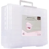 Vaessen Creative Aufbewahrungsbox 37,5 x 30 x 13 cm 16-tlg. Transparent