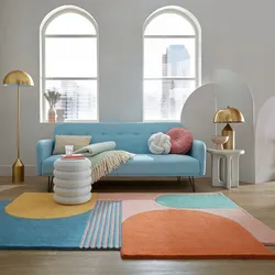 Wollteppich FLAIR RUGS "Lozenge", leuchtend bunt, B:120cm H:10mm L:180cm, Wolle, Teppiche, Kurzflor, Retro Muster