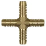 Riegler Kreuz-Schlauchverbindungsstutzen 4 mm Messing