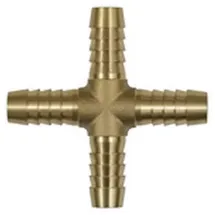 Riegler Kreuz-Schlauchverbindungsstutzen 4 mm Messing