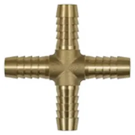 Riegler Kreuz-Schlauchverbindungsstutzen 4 mm Messing