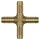 Riegler Kreuz-Schlauchverbindungsstutzen 4 mm Messing
