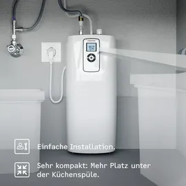 Stiebel Eltron HOT 2.6 N Premium + 3in1 c (chrom), heißes Wasser (95°C) in einer Sekunde, Set mit speziellem Wasserhahn für die Küche, TÜV geprüft