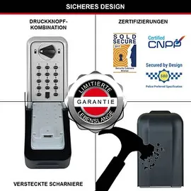 Master Lock 5426EURD Schlüsseltresor silber Zahlenschloss