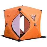 CukYi Eisfischen Shelter 3-4 Personen Pop-up Eisfischen Shelter Wasserdichtes tragbares Eiszelt zum Angeln im Freien