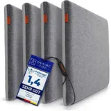 DYNMC you Sitzpolster 40 x 40 cm grau 4-tlg.