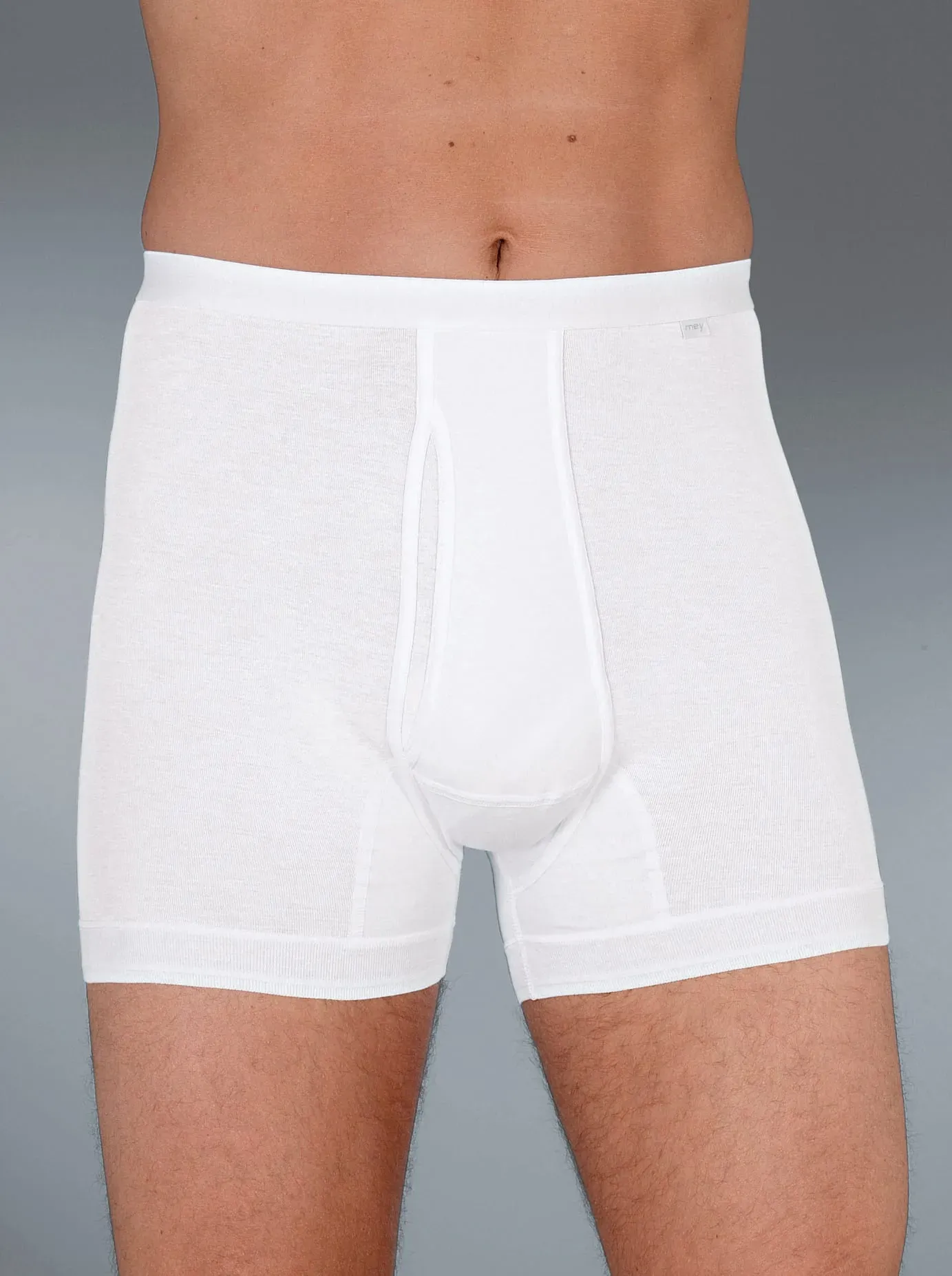 Slip MEY, Herren, Gr. 10, 1 Stk., weiß, 100% Baumwolle, Unterhosen Slip