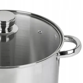 OEM Edelstahl Großraumtopf 6L Kochtopf 22 cm rund