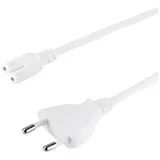 Logilink CP193W Strom Netzkabel Weiß 5.00 m
