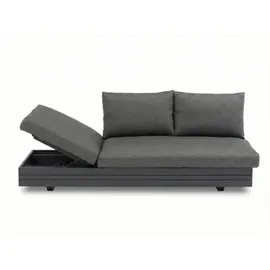 Zebra Technologies Zebra Cubo Neo Lounge 3-Sitzer graphite 198 x 81 x 76 cm inkl. Polster