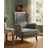 Home Affaire Ohrensessel ZILLER Cord/Samtvelours 0 x 0 x 0 cm Grau