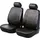 Walser Autositzbezug Kunstleder Soft Nappa schwarz für zwei Vordersitze