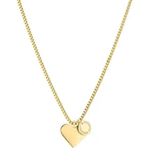 Liebeskind Berlin Halskette mit Anhänger Edelstahl Gold