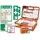 WM-Teamsport Erste Hilfe Kasten -Komplettpaket- aktuelle DIN/EN 13157 für BÜRO & BETRIEBE inkl. DIN/EN 13164 für KFZ - INKL. 1. Hilfe AUFKLEBER & AUSHANG + Verbandbuch (Perforierte Seiten)
