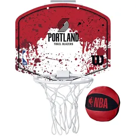 Wilson Mini-Basketballkorb Portland Trail Blazers rot