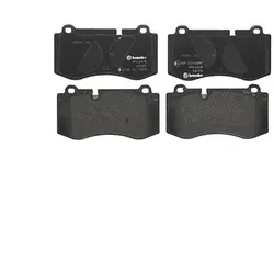 BREMBO Bremsbelagsatz, Scheibenbremse BREMSBELÄGE, RICHTUNGSGEBUNDEN vorne rechts links ohne Zubehör für MERCEDES-BENZ 0054207820 004420802064 0044206